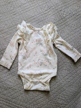 Pehr Floral Organic Cotton Onesie